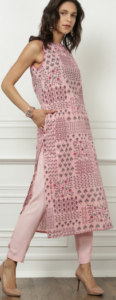 All About You Pink Printed Kurta