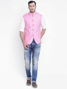 Pink Nehru Jackets