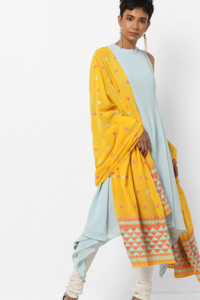 Ajio Embroidered Dupatta with Sequins