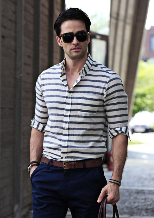 How to wear stripes for men? See ...