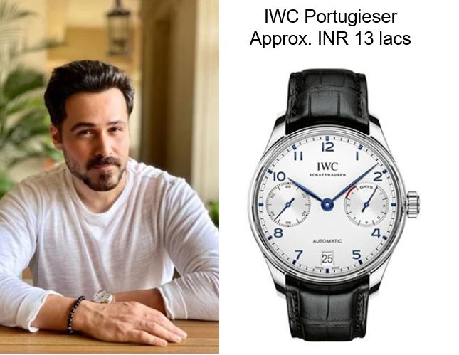 Emran Hashmi IWC Portugieser Watch