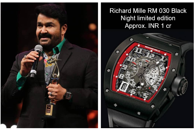 Mohanlal’s Richard Mille RM 030 Black Night limited edition watch